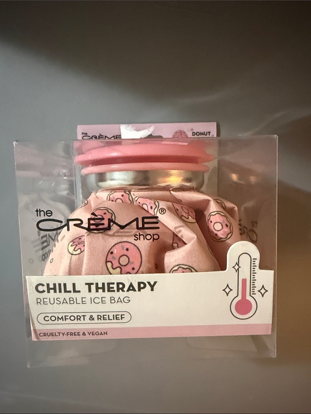 Pink Donut Chill Therapy Reusable Ice Bag